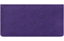 Delicious Dots Embossed Purple Leather Cover