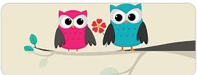 Whimsical Owls Address Labels