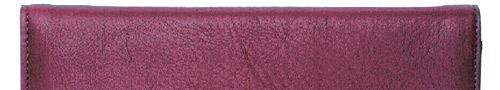 Burgundy Leather Cover