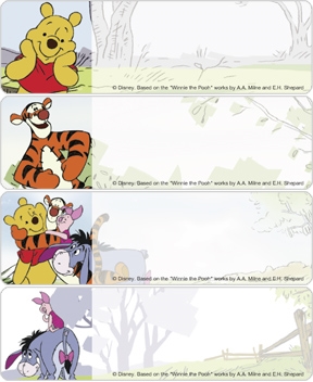 Pooh Adventures Address Labels 
