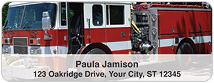 Firefighters Address Labels Thumbnail