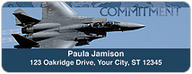 Badge of Honor Address Labels Thumbnail