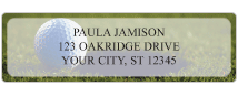 Golf Address Labels Thumbnail