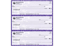 Park Avenue Business Register Checks (Lavender) Thumbnail