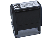 4 Line Self-Inking Stamp with Logo Thumbnail