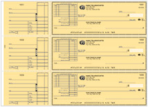 Safety Yellow Deductions Voucher Checks Thumbnail